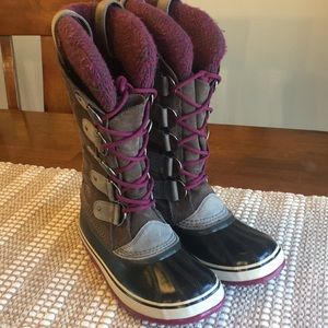 SOREL Joan of Arctic Knit Waterproof Winter/Snow Boots, Size 8